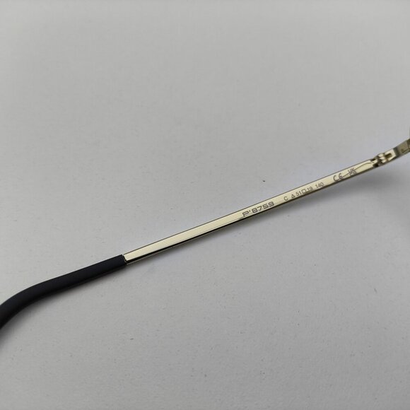 🕶️Made in Italy! Porsche Design P8759 Pale Gold Eyeglasses 51/19 140 /EUM155🕶️ - Picture 5 of 11